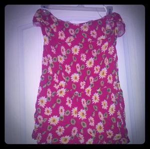 Plus size daisy romper